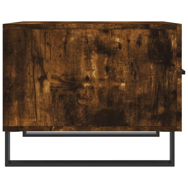 vidaXL Soffbord rökfärgad ek 50x50x40 cm konstruerat trä
