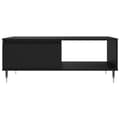 Miniatyrbillede 5 af 11: vidaXL sofabord 90x60x35 cm konstrueret træ sort