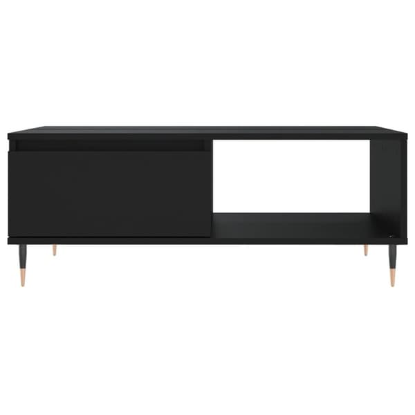 vidaXL sofabord 90x60x35 cm konstrueret træ sort