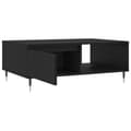Miniatyrbillede 6 af 11: vidaXL sofabord 90x60x35 cm konstrueret træ sort