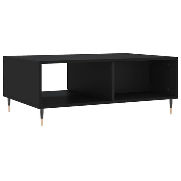 vidaXL sofabord 90x60x35 cm konstrueret træ sort