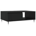 Miniatyrbillede 1 af 11: vidaXL sofabord 90x60x35 cm konstrueret træ sort