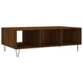 Miniatyrbillede 8 af 11: vidaXL sofabord 104x60x35 cm konstrueret træ brun egetræsfarve
