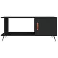 Miniatyrbilde 5 av 10: vidaXL Salongbord svart 90x50x40 cm konstruert tre