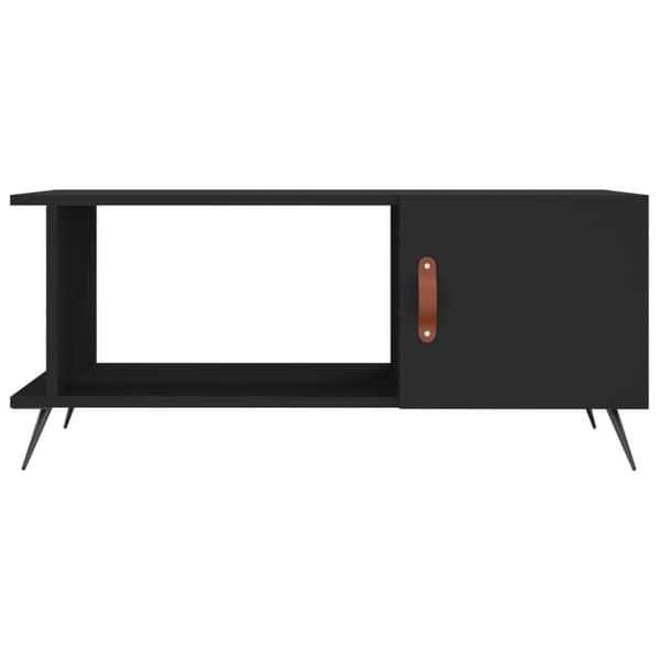 vidaXL Salongbord svart 90x50x40 cm konstruert tre