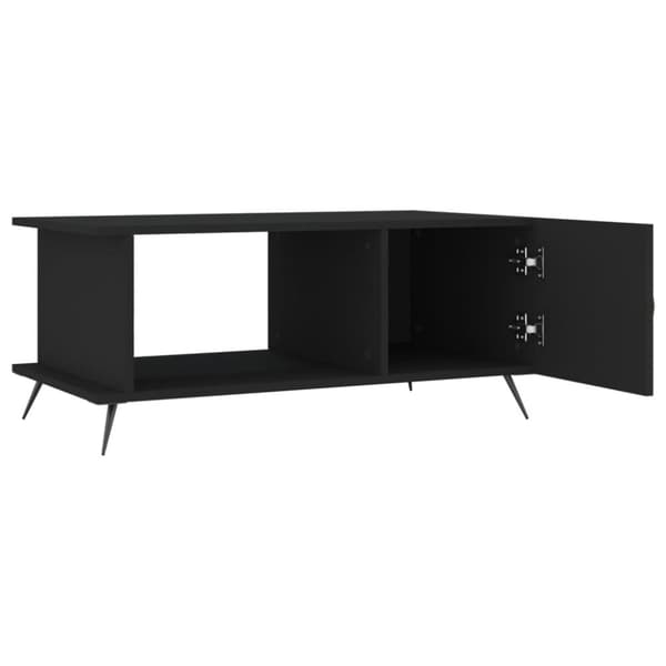 vidaXL Salongbord svart 90x50x40 cm konstruert tre