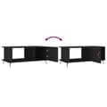 Miniatyrbilde 8 av 10: vidaXL Salongbord svart 90x50x40 cm konstruert tre