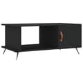 Miniatyrbilde 1 av 10: vidaXL Salongbord svart 90x50x40 cm konstruert tre