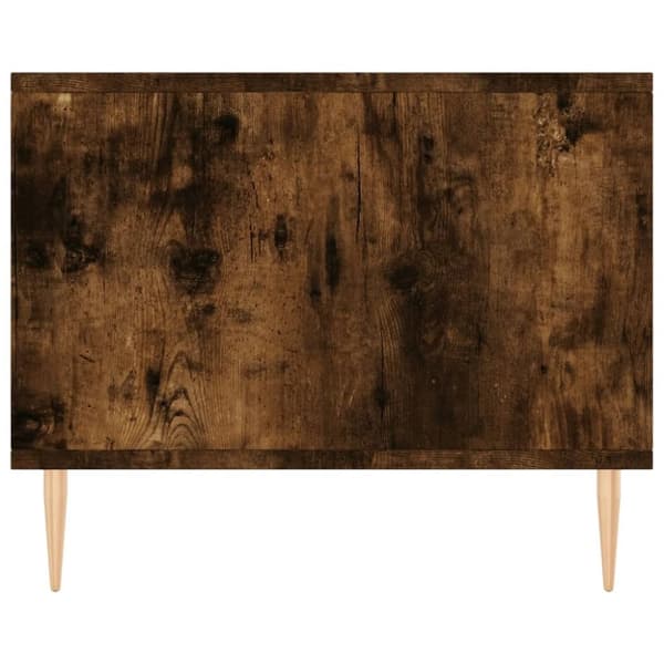 vidaXL Sohvapöytä savutammi 90x50x40 cm tekninen puu