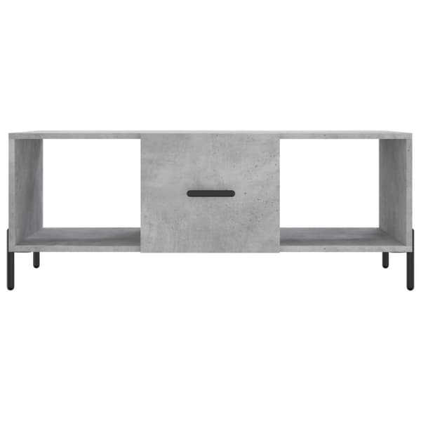 vidaXL Soffbord betonggrå 102x50x40 cm konstruerat trä