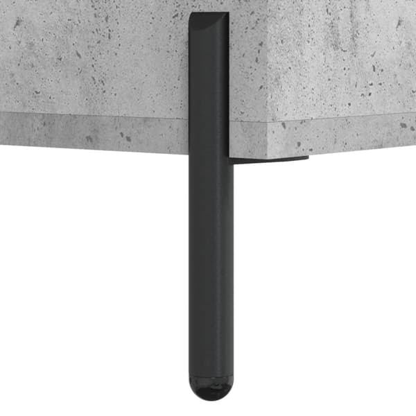 vidaXL Soffbord betonggrå 102x50x40 cm konstruerat trä