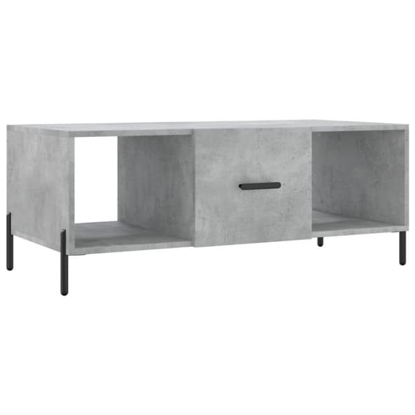 vidaXL Soffbord betonggrå 102x50x40 cm konstruerat trä