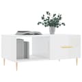 Miniatyrbillede 3 af 11: vidaXL sofabord 90x50x40 cm konstrueret træ hvid højglans