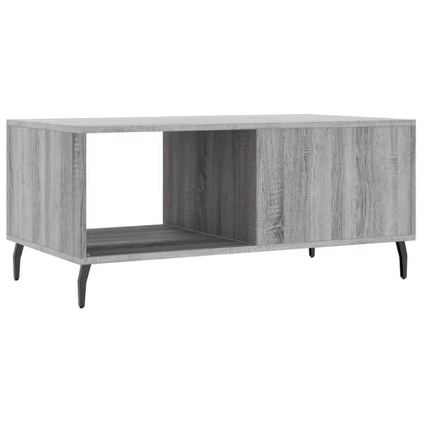 vidaXL sofabord 90x50x40 cm konstrueret træ grå sonoma-eg