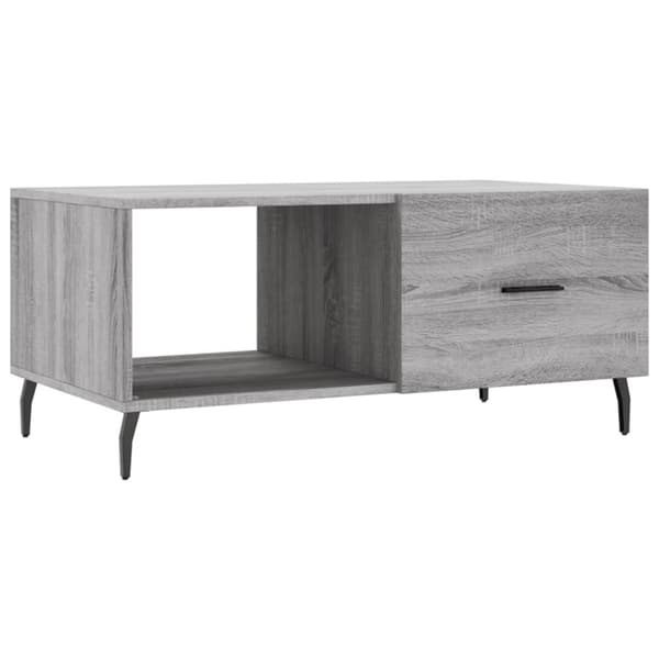 vidaXL sofabord 90x50x40 cm konstrueret træ grå sonoma-eg