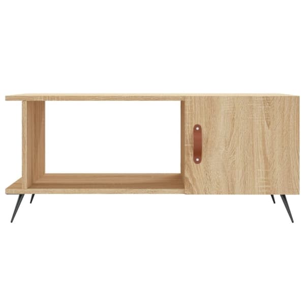vidaXL sofabord 90x50x40 cm konstrueret træ sonoma-eg