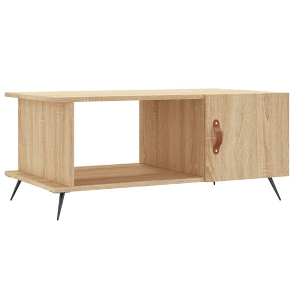 vidaXL sofabord 90x50x40 cm konstrueret træ sonoma-eg