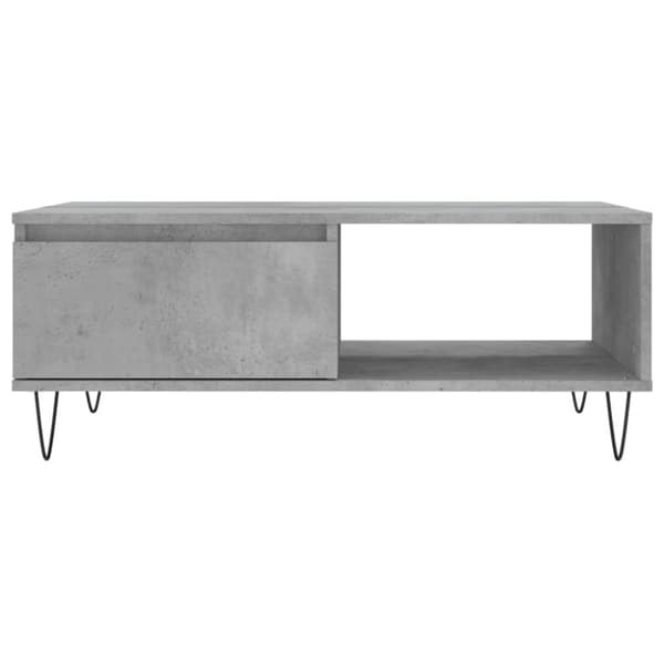 vidaXL sofabord 90x60x35 cm konstrueret træ betongrå