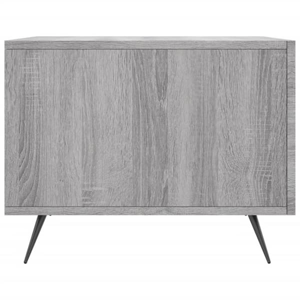 vidaXL sofabord 50x50x40 cm konstrueret træ grå sonoma-eg