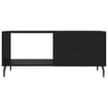 Miniatyrbilde 5 av 11: vidaXL Salongbord svart 90x50x40 cm konstruert tre