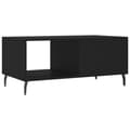 Miniatyrbilde 8 av 11: vidaXL Salongbord svart 90x50x40 cm konstruert tre