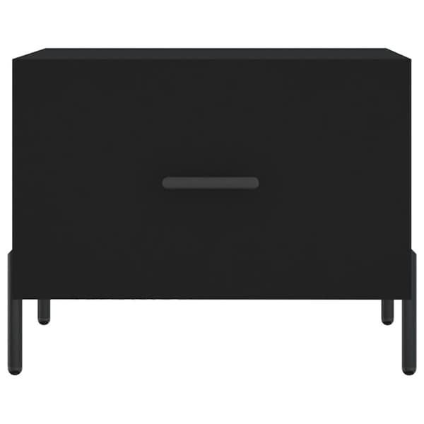 vidaXL sofabord 50x50x40 cm konstrueret træ sort