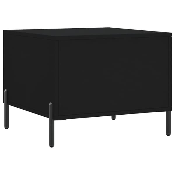 vidaXL sofabord 50x50x40 cm konstrueret træ sort