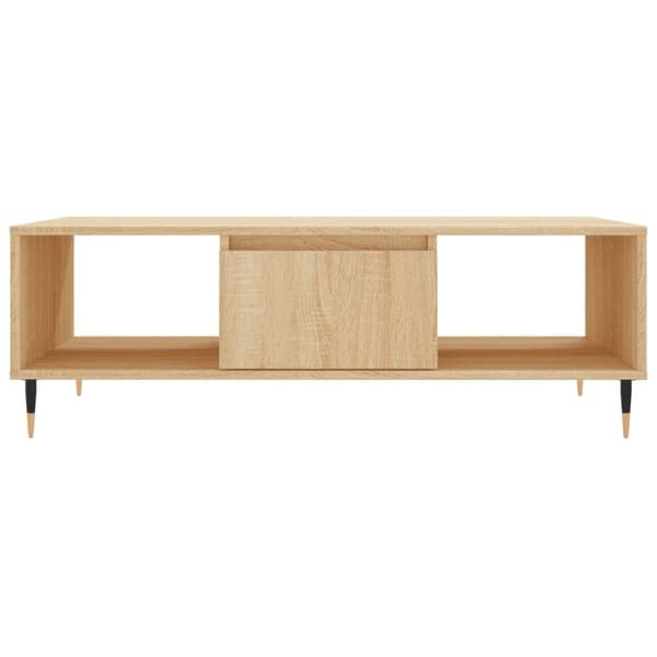 vidaXL Sohvapöytä Sonoma-tammi 104x60x35 cm tekninen puu
