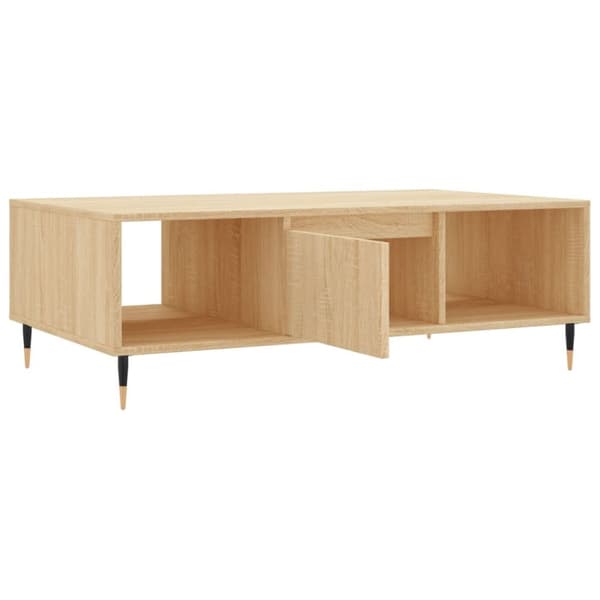 vidaXL Sohvapöytä Sonoma-tammi 104x60x35 cm tekninen puu