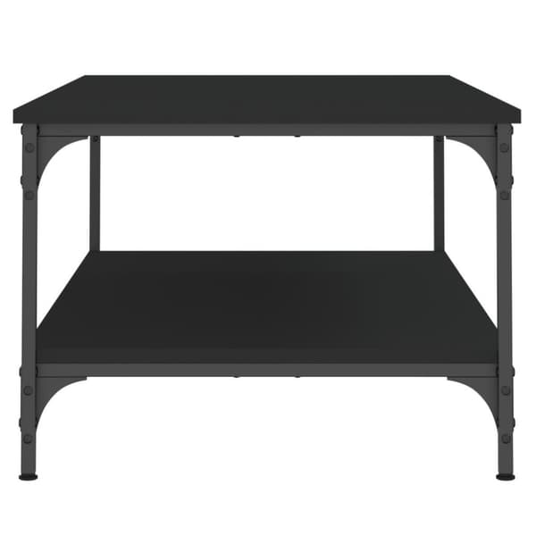 vidaXL Salongbord svart 100x55x40 cm konstruert tre