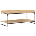 Pikkukuva 5 / 9: vidaXL Sohvapöytä Sonoma-tammi 100x49x45 cm tekninen puu