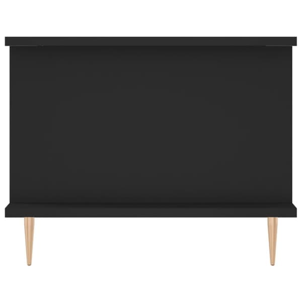 vidaXL Sohvapöytä musta 90x50x40 cm tekninen puu