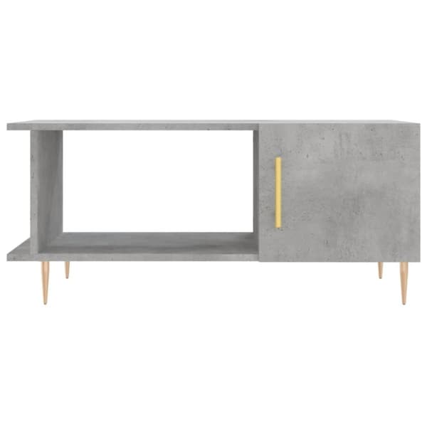 vidaXL Soffbord betonggrå 90x50x40 cm konstruerat trä