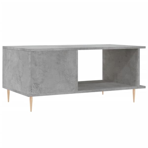 vidaXL Soffbord betonggrå 90x50x40 cm konstruerat trä
