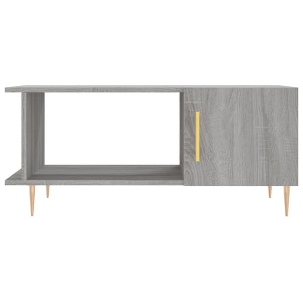 vidaXL Salongbord grå sonoma 90x50x40 cm konstruert tre