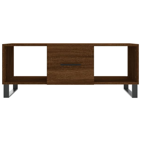 vidaXL Salongbord sonoma eik 102x50x40 cm konstruert tre