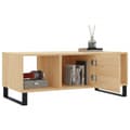 Miniatyrbilde 4 av 11: vidaXL Salongbord sonoma eik 102x50x40 cm konstruert tre