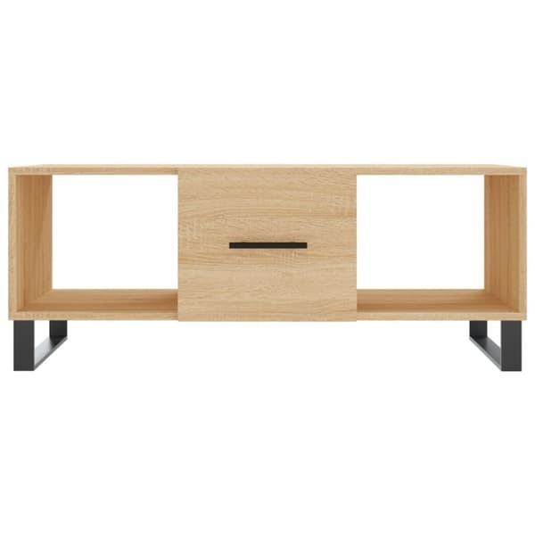 vidaXL Salongbord sonoma eik 102x50x40 cm konstruert tre