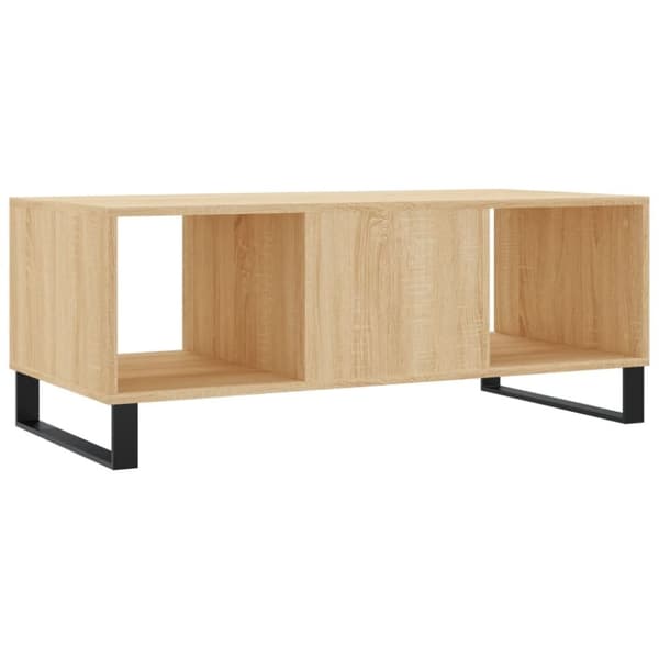 vidaXL Salongbord sonoma eik 102x50x40 cm konstruert tre