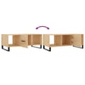 Miniatyrbilde 9 av 11: vidaXL Salongbord sonoma eik 102x50x40 cm konstruert tre