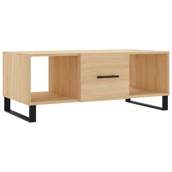 vidaXL Salongbord sonoma eik 102x50x40 cm konstruert tre