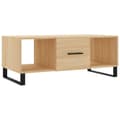 Miniatyrbilde 1 av 11: vidaXL Salongbord sonoma eik 102x50x40 cm konstruert tre