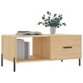 Miniatyrbillede 3 af 11: vidaXL sofabord 90x50x40 cm konstrueret træ sonoma-eg
