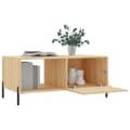Miniatyrbillede 4 af 11: vidaXL sofabord 90x50x40 cm konstrueret træ sonoma-eg