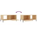 Miniatyrbillede 9 af 11: vidaXL sofabord 90x50x40 cm konstrueret træ sonoma-eg