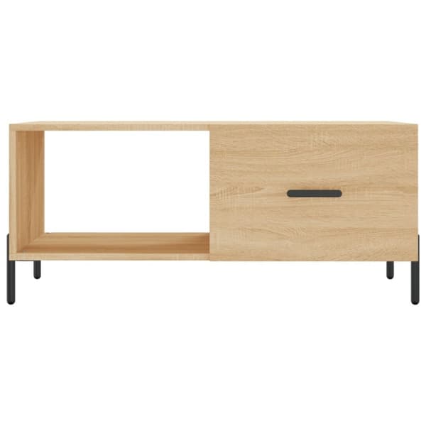 vidaXL Soffbord sonoma-ek 90x50x40 cm konstruerat trä