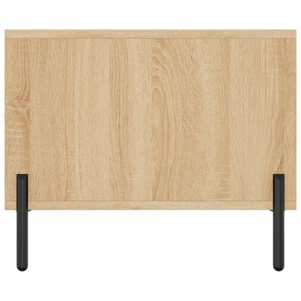 vidaXL Soffbord sonoma-ek 90x50x40 cm konstruerat trä