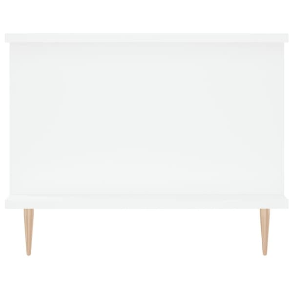 vidaXL Salongbord hvit 90x50x40 cm konstruert tre