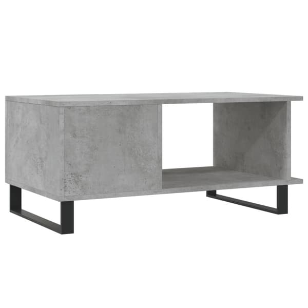 vidaXL Salongbord betonggrå 90x50x40 cm konstruert tre