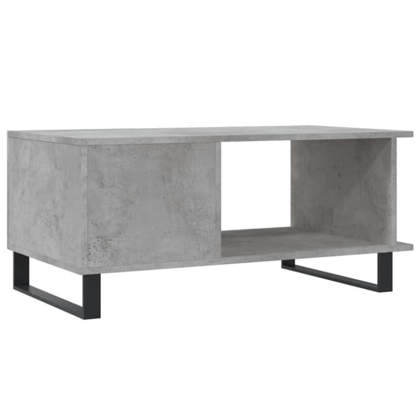 vidaXL Salongbord betonggrå 90x50x40 cm konstruert tre